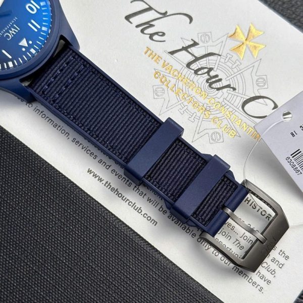 IWC Pilot??s Watch Laureus Sport Blue Ceramic Blue Dial Best Copy V7 Factory 41mm - Image 8