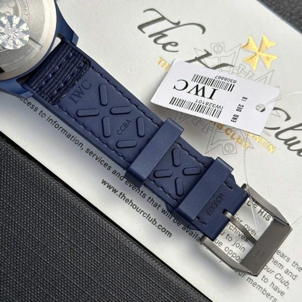 IWC Pilot??s Watch Laureus Sport Blue Ceramic Blue Dial Best Copy V7 Factory 41mm - Image 9