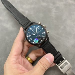 IWC Pilots Chronograph Top Gun IW389001 Black Ceramic Best Replica APSF 44mm