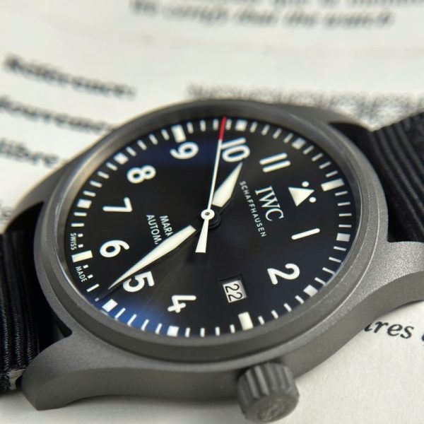 IWC Pilot??s Watch Mark XX Patrouille Suisse IW328209 Titanium Grey Dial Best Replica V7 Factory 41mm - Image 8