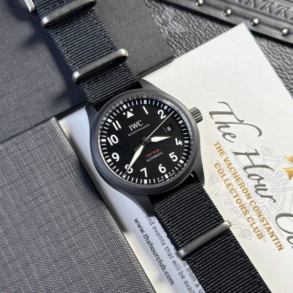IWC Pilot??s Watch Top Gun IW326901 Black Ceramic Best Replica V7 Factory 41mm - Image 2