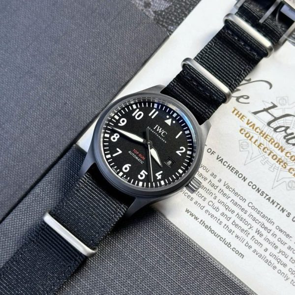 IWC Pilot??s Watch Top Gun IW326901 Black Ceramic Best Replica V7 Factory 41mm - Image 3