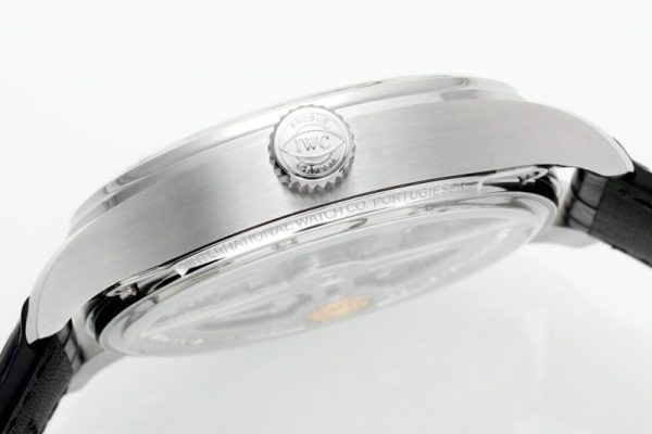 IWC Portugieser IW501704 Automatic Blue Dial Black Leather Strap Best Replica APSF 42mm - Image 7
