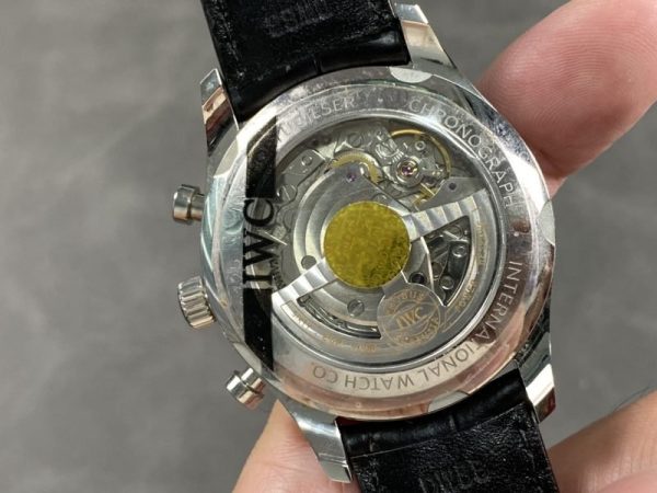 IWC Portugieser Chronograph Classic IW390302 White Dial Leather Strap Best Replica APSF 42mm - Image 7