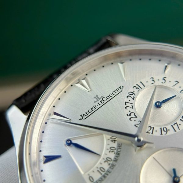 Jaeger-LeCoultre Master Ultra Thin Reserve De Marche Q1378420 Silver Dial Leather Strap Best Replica 39mm - Image 5