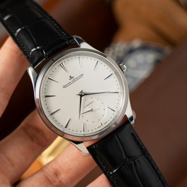 Jaeger-LeCoultre Master Ultra Thin Small Seconds Q1218420 Silver Dial Leather Best Replica 39mm - Image 2