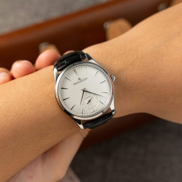 Jaeger-LeCoultre Master Ultra Thin Small Seconds Q1218420 Silver Dial Leather Best Replica 39mm - Image 3