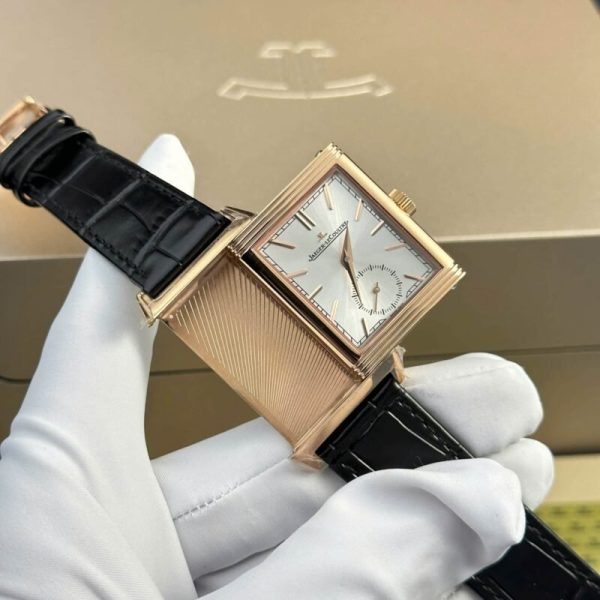 Jaeger ?C LeCoultre Reverso Tribute Monoface Small Seconds Q7132521 Rose Gold Silver Dial Best Replica MGF 45.6??27.4mm - Image 3