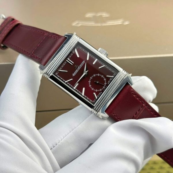 Jaeger-LeCoultre Reverso Tribute Monoface Small Seconds Q397846J Wine-red Dial Best Replica MGF 45.6??27.4mm - Image 3
