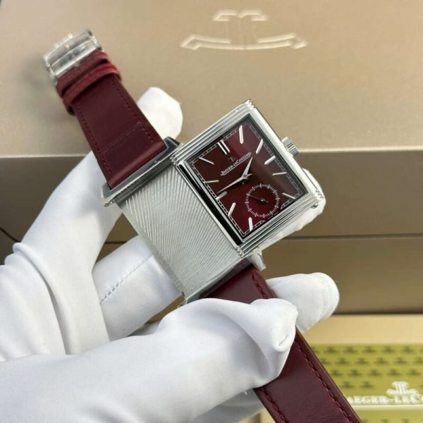Jaeger-LeCoultre Reverso Tribute Monoface Small Seconds Q397846J Wine-red Dial Best Replica MGF 45.6??27.4mm - Image 4