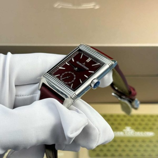 Jaeger-LeCoultre Reverso Tribute Monoface Small Seconds Q397846J Wine-red Dial Best Replica MGF 45.6??27.4mm - Image 5