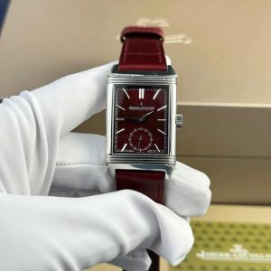 Jaeger-LeCoultre Reverso Tribute Monoface Small Seconds Q397846J Wine-red Dial Best Replica MGF 45.6??27.4mm