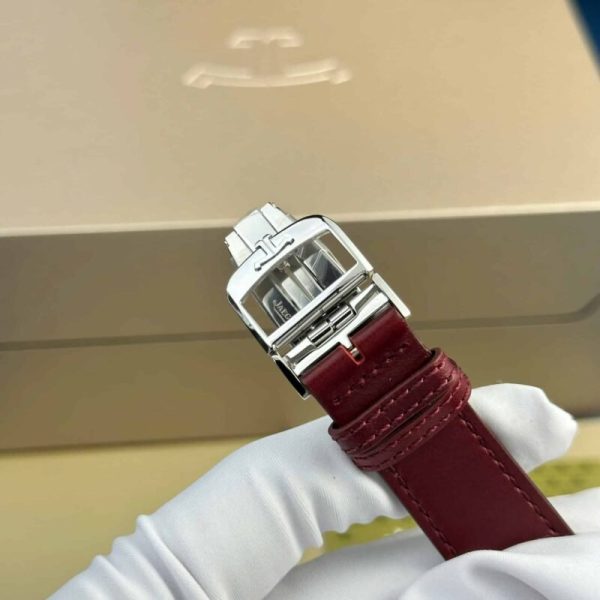 Jaeger-LeCoultre Reverso Tribute Monoface Small Seconds Q397846J Wine-red Dial Best Replica MGF 45.6??27.4mm - Image 9