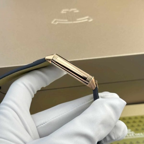 Jaeger-LeCoultre Reverso Tribute Monoface Small Seconds Rose Gold Blue Dial Best Replica MGF 45.6??27.4mm - Image 7
