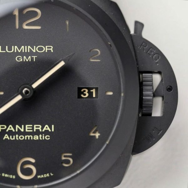 Panerai Luminor 1950 3 Days GMT Ceramic Black Dial PAM01441 1:1 Best Replica VSF 44mm - Image 4