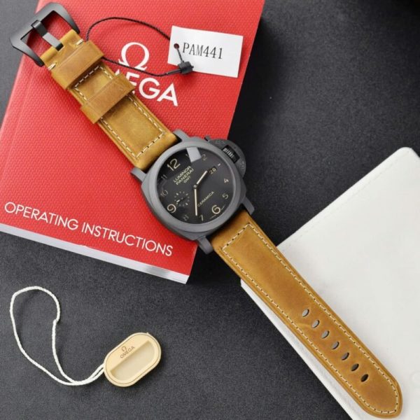 Panerai Luminor GMT Ceramica 1950 3 Days Black Dial PAM441 1:1 Best Replica VSF 44mm - Image 2