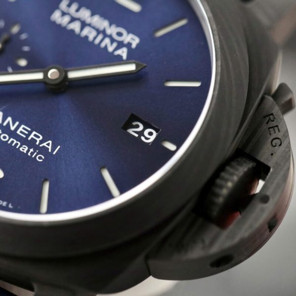 Panerai Luminor Marina Carbotech Blu Notte Blue Dial PAM1664 Best Replica VSF 44mm - Image 5