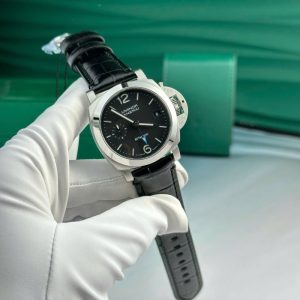 Panerai Luminor Quaranta BiTempo PAM01365 Black Dial Leather Best Replica VSF 40mm