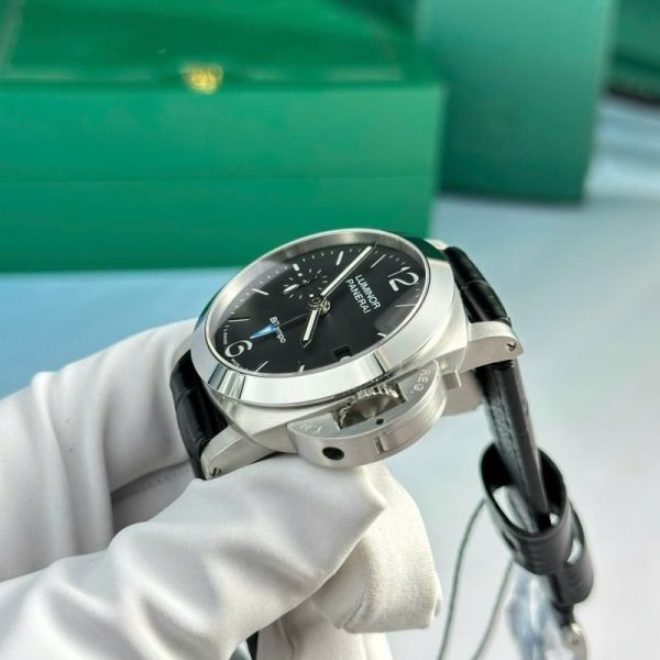 Panerai Luminor Quaranta BiTempo PAM01365 Black Dial Leather Best Replica VSF 40mm - Image 3