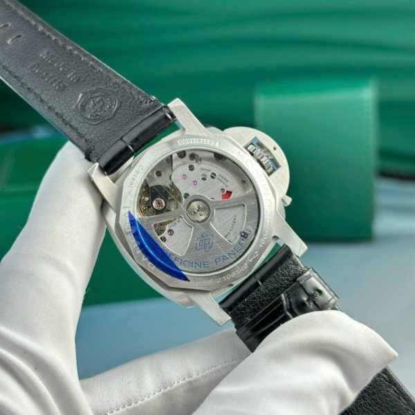 Panerai Luminor Quaranta BiTempo PAM01365 Black Dial Leather Best Replica VSF 40mm - Image 7