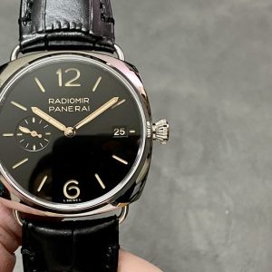 Panerai Radiomir Quaranta PAM1294 Black Dial Leather Strap 1:1 Super Clone VSF 40mm