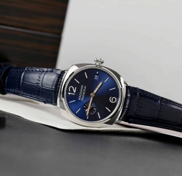 Panerai Radiomir Quaranta Blue Dial Leather Strap PAM01293 1:1 Best Replica VSF 40mm - Image 3
