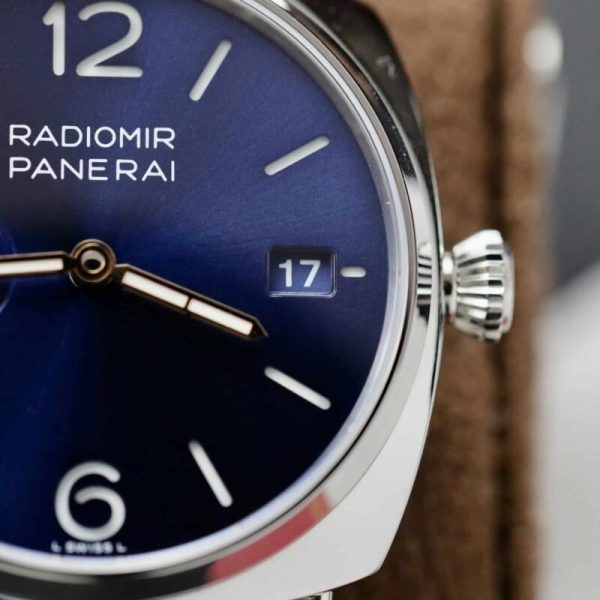 Panerai Radiomir Quaranta Blue Dial Leather Strap PAM01293 1:1 Best Replica VSF 40mm - Image 5