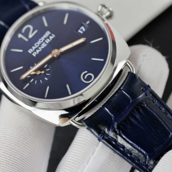 Panerai Radiomir Quaranta Blue Dial Leather Strap PAM01293 1:1 Best Replica VSF 40mm - Image 6