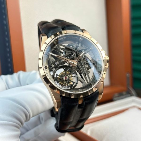 Roger Dubuis Excalibur Monotourbillon Pink Gold RDDBEX0836 Best Replica BBR 42mm - Image 2