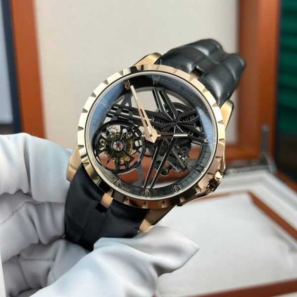 Roger Dubuis Excalibur Monotourbillon Pink Gold RDDBEX0836 Best Replica BBR 42mm - Image 3