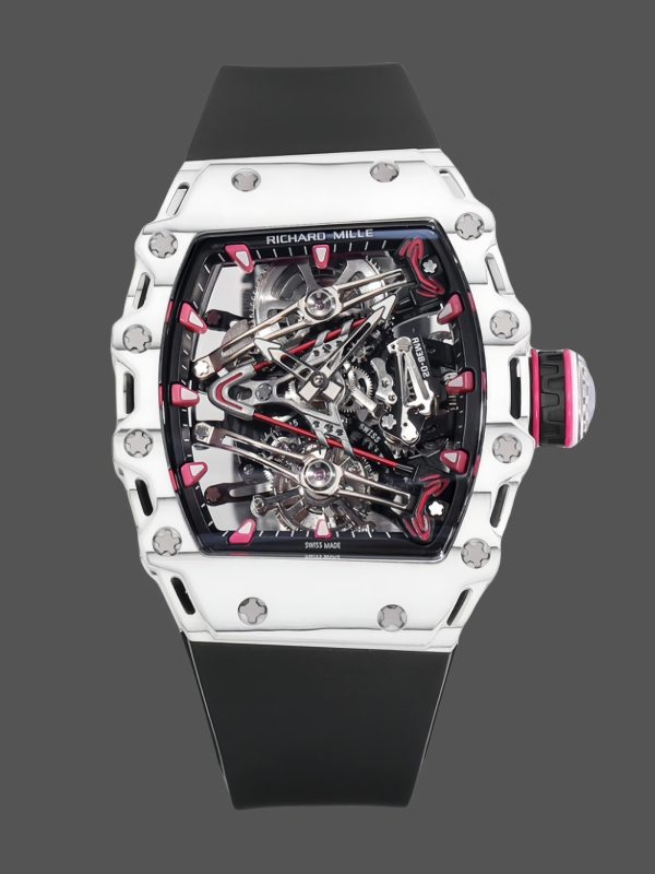 Richard Mille RM 38 02 Bubba Watson Tourbillon White Case Rubber & Fabric Strap - Image 11