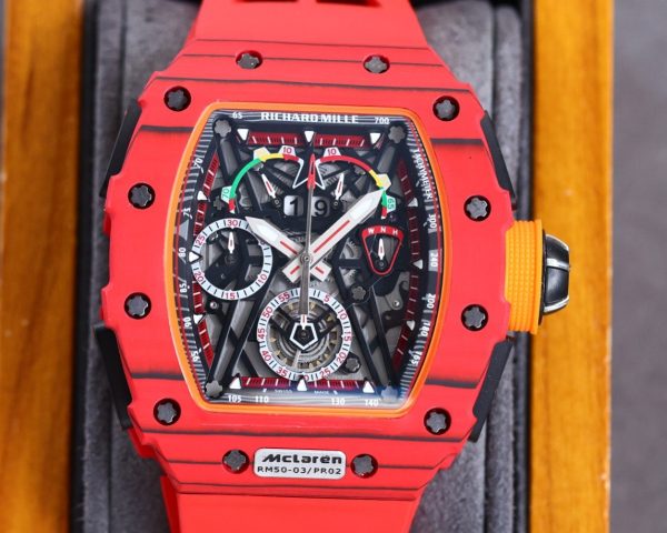 Richard Mille RM 50-04 Tourbillon Split-Seconds Chronograph Kimi Raikkonen Red - Image 3