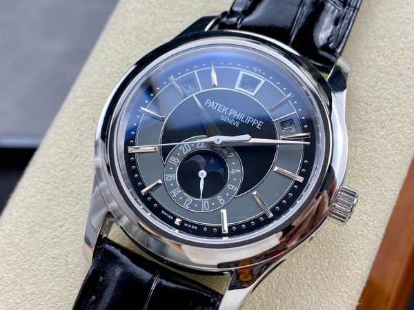 Replica Patek Philippe Complications Annual Calendar White Gold 5205G 010 40mm Mens Watch - Image 4