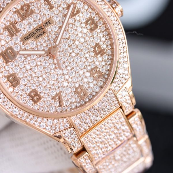 Patek Philippe Twenty~4 Automatic Haute Joaillerie Rose Gold 7300 1450R 001(yellow) - Image 4