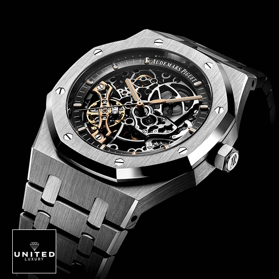 Audemars Piguet Royal Oak Double Balance Wheel Openworked 15407ST Replica - Image 6
