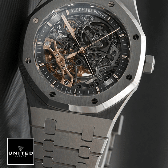 Audemars Piguet Royal Oak Double Balance Wheel Openworked 15407ST Replica - Image 7
