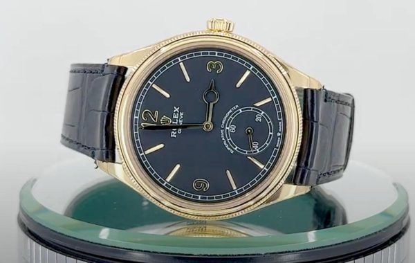 Rolex 1908 Yellow Gold 52508 0002 39 mm Replica Watch - Image 4