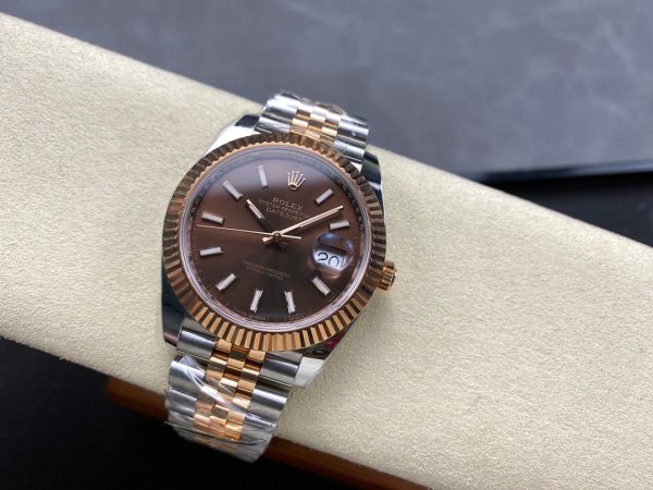 Rolex Datejust Automatic Rose Gold & Steel Watch m126331 0002 - Image 5