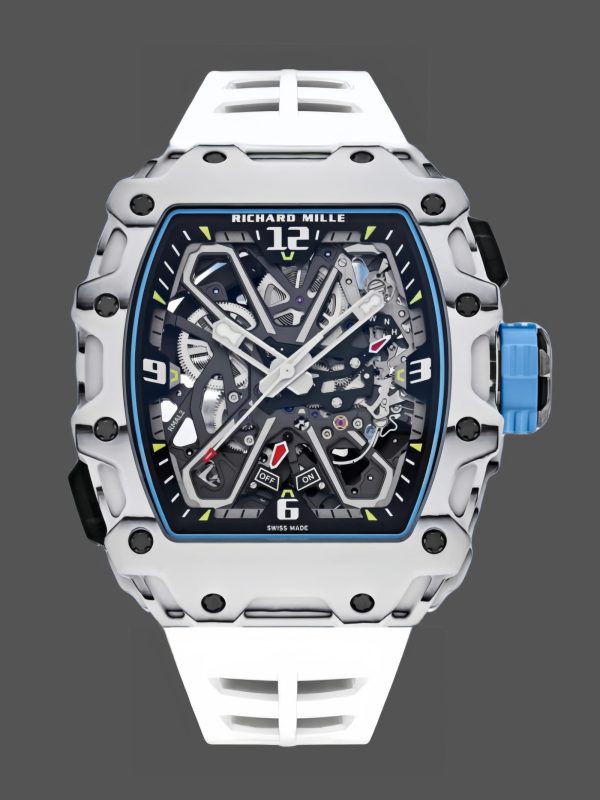Richard Mille RM 35-03 Rafa Nadal White Carbon Quartz TPT(BLUE)