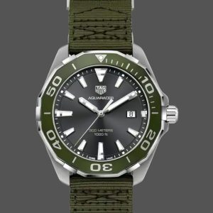 Tag Heuer Aquaracer Grey Dial Men’s Watch WAY101L.FC8222 Quartz 43mm