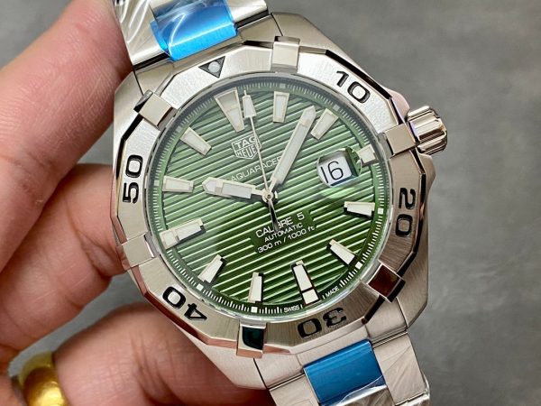 Tag Heuer Aquaracer Automatic Green WAY2015.BA0927 43mm - Image 4