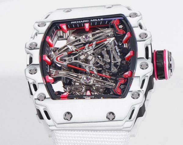 Richard Mille RM 38 02 Bubba Watson Tourbillon White Case Rubber & Fabric Strap - Image 33