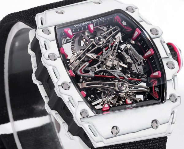 Richard Mille RM 38 02 Bubba Watson Tourbillon White Case Rubber & Fabric Strap - Image 25
