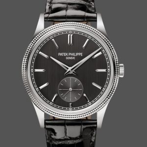 Patek Philippe Calatrava White Gold 6119G 001 Replica Watch(black)
