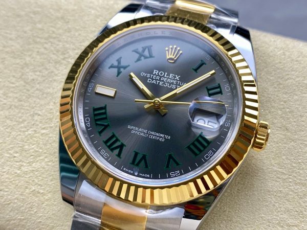 Rolex Datejust Champagne Two Tone M126333 0019 41mm Mens - Image 4