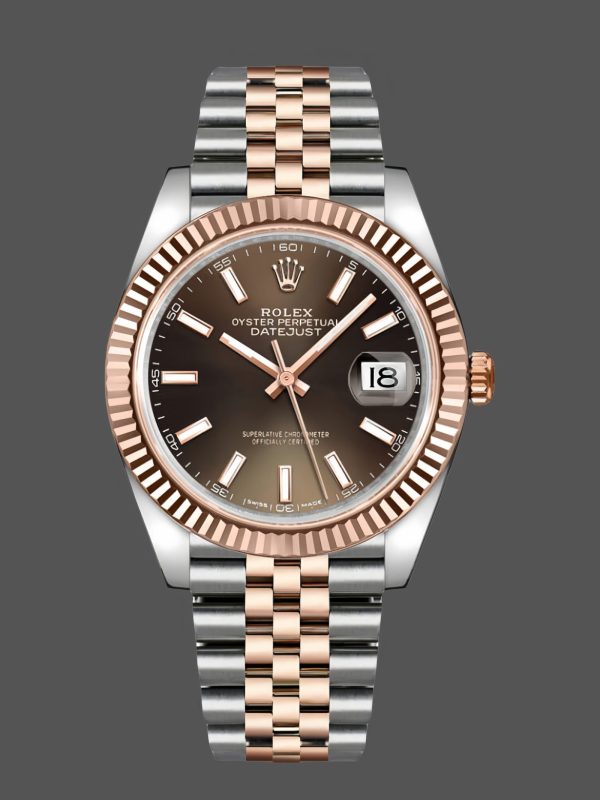 Rolex Datejust Automatic Rose Gold & Steel Watch m126331 0002