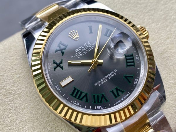 Rolex Datejust Champagne Two Tone M126333 0019 41mm Mens - Image 3