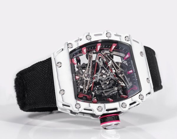 Richard Mille RM 38 02 Bubba Watson Tourbillon White Case Rubber & Fabric Strap - Image 26