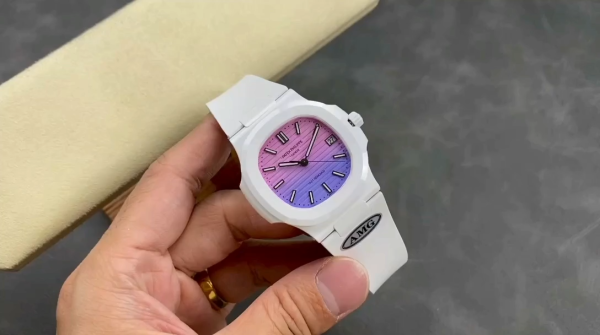 Patek Philippe Nautilus Pink & Purple 5711 40MM Watch - Image 2