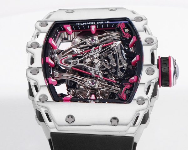 Richard Mille RM 38 02 Bubba Watson Tourbillon White Case Rubber & Fabric Strap - Image 15